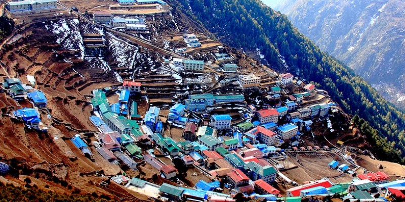 Namche Bazaar- A important place for trekking in Everest Region